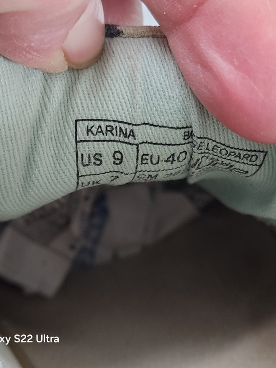 Hey Dude Beige Leopard Print Lace-Up Sneakers with Red Tabs - Picture 6 of 6